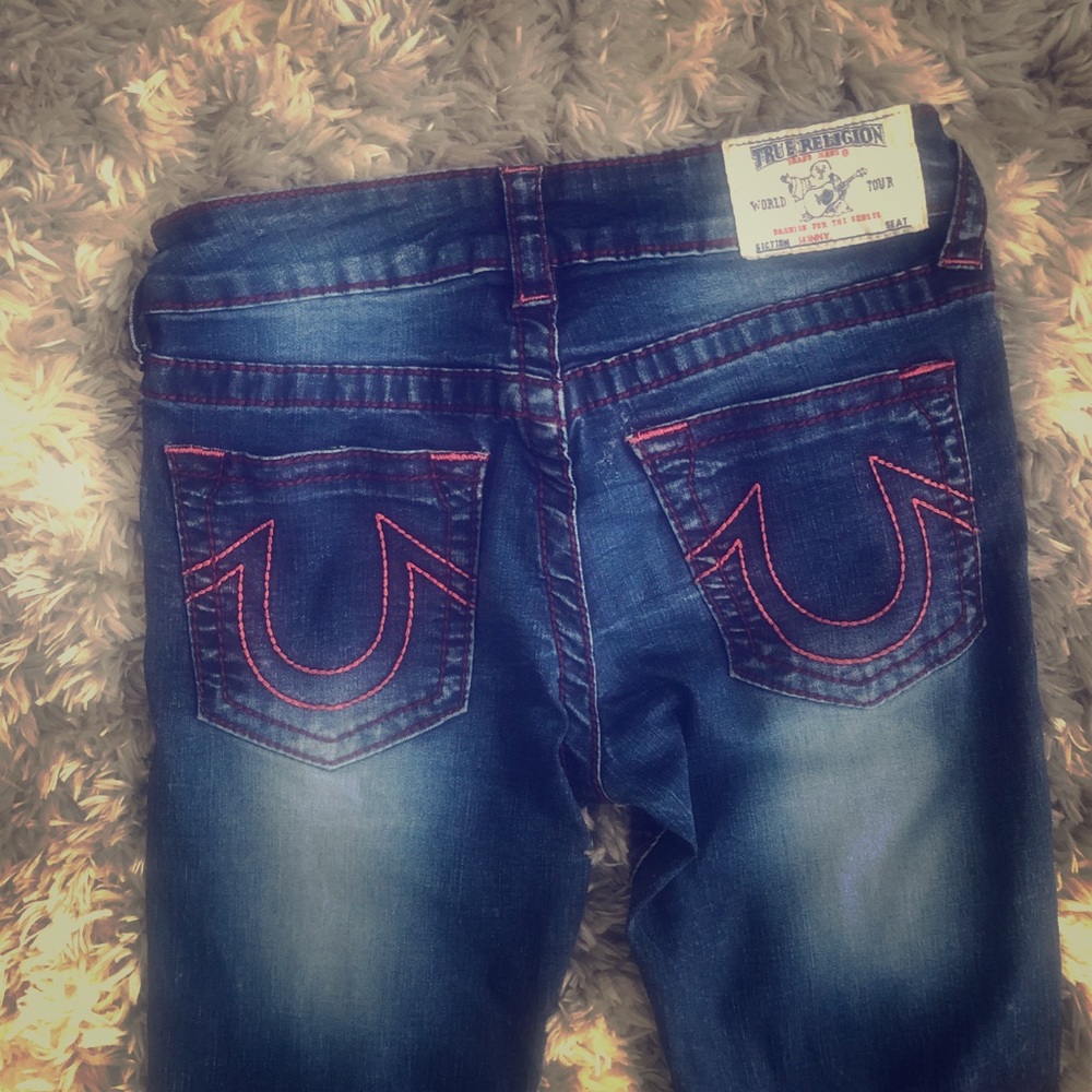 True religion straight skinny jeans